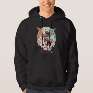 Sudadera Hada esquelética acuarela gótica Fairycore Grunge