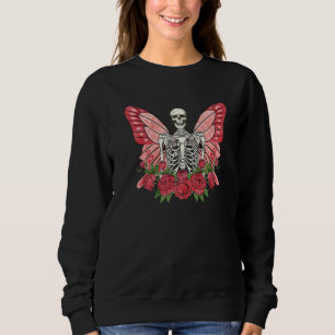 Sudadera Hada Mariposa Esqueleto Grunge Fairycore Cottagec