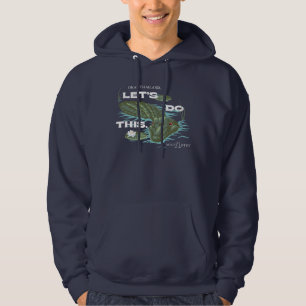 Sudadera "Hagamos esto", lagarto - El Lotus blanco