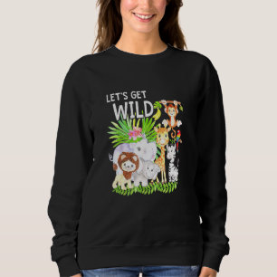 Sudadera Hagamos Que Los Animales Del Zoológico Salvajes Se