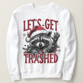 Sudadera Hagamos que los Navidades atrapados Raccoon Sweats