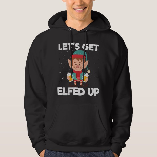 Sudadera Hagamos que los Navidades estén hartos de Beer Elf (Anverso)