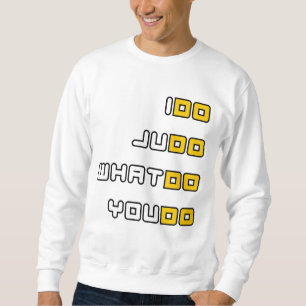 Sudadera Hago la camiseta del judo