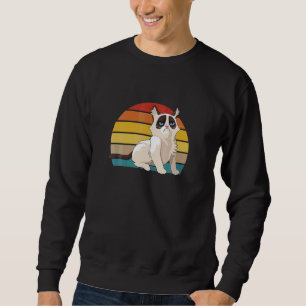 Sudadera Hago lo que Quiero Gato Vintage 70s Retro  Gato