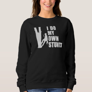 Sudadera Hago Mi Propio Humor De Escalada De Árbol Para Lum