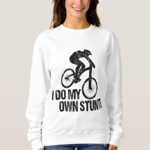 Sudadera Hago Mis Propias Tonterías Graciosas De Ir En Bici