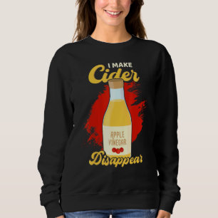 Sudadera Hago que el vinagre de sidra de Apple desaparezca