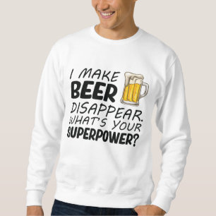 Sudadera Hago Que La Cerveza Desaparezca