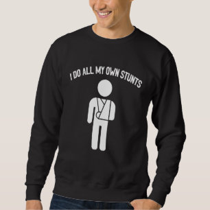 Sudadera Hago todos mis propios trucos de regalo de brazo r