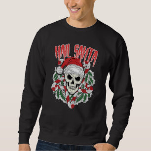 Sudadera Hail Santa Ugly Navidades Skull Pentagram