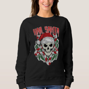 Sudadera Hail Santa Ugly Navidades Skull Pentagram
