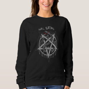 Sudadera Hail Satan Tengo 666 Problemas Pero Dios Aint One
