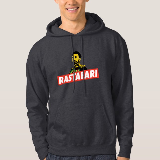 Sudadera Haile Selassie i - HIM Emperor - reggae Hoodie - (Anverso)