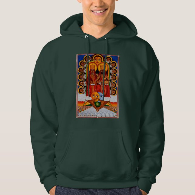 Sudadera Haile Selassie I Jah Rastafari Rasta Reggae Hoodie (Anverso)