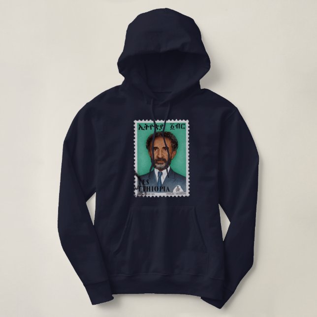 Sudadera Haile Selassie - imperio of Ethiopia reina de (Diseño del anverso)