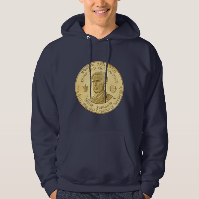 Sudadera Haile Selassie - Jah Rastafari Rasta reggae Hoodie (Anverso)