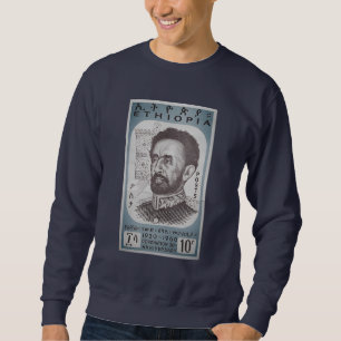 Sudadera Haile Selassie Jah Rastafari Reggae Rasta Raíces 