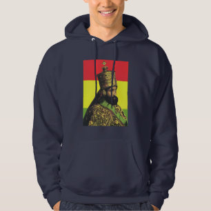 Sudadera Haile Selassie Jah Rastafari Reggae Rasta Raíces