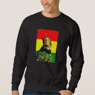 Sudadera Haile Selassie Jah Rastafari Reggae Rasta Raíces