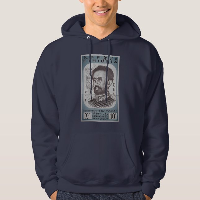 Sudadera Haile Selassie Jah Rastafari Reggae Rasta Roots  (Anverso)