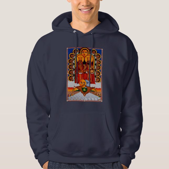 Sudadera Haile Selassie Modern Art Shirt Jah Rastafari Root (Anverso)