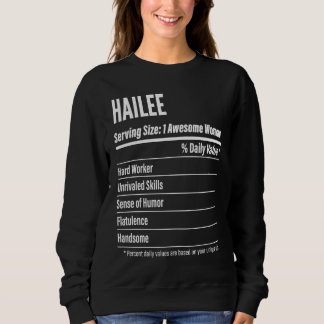 Sudadera Hailee  Nutritional Facts Serving Size Calories