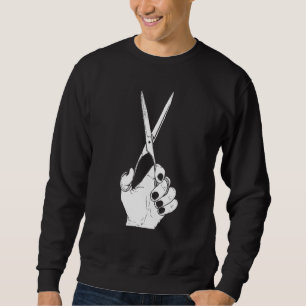 Sudadera Hair Dresser Escisor De Mano Beauticist Guay Hair