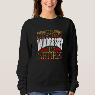 Sudadera Hairdresser Hairstylista Retirado