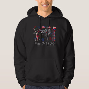 Sudadera Hairstylist Hairdresser Independence Day Happy 4th