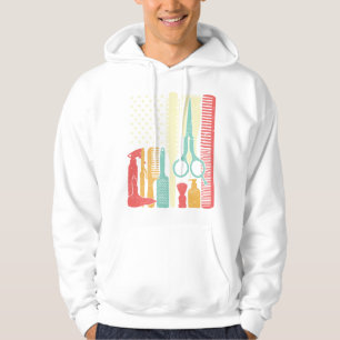 Sudadera Hairstylist Hairdresser Tool America Flag Funny G