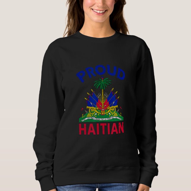 Sudadera Haiti 1804 Proudly a Beautiful Land Haiti Culture (Anverso)