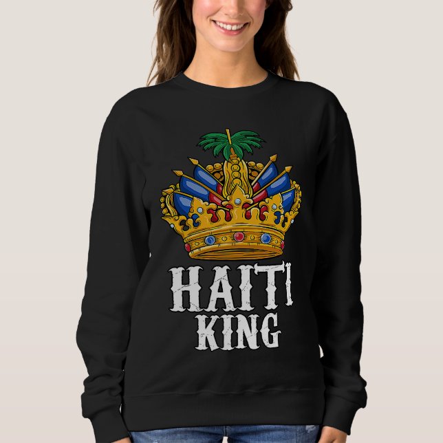 Sudadera Haiti Haitian Flag Day Proud Prince Boy Ayiti Kid  (Anverso)