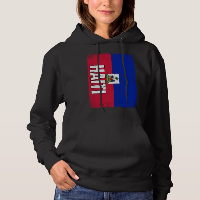 Sudadera Haitian Flag Haiti  2 (Anverso)