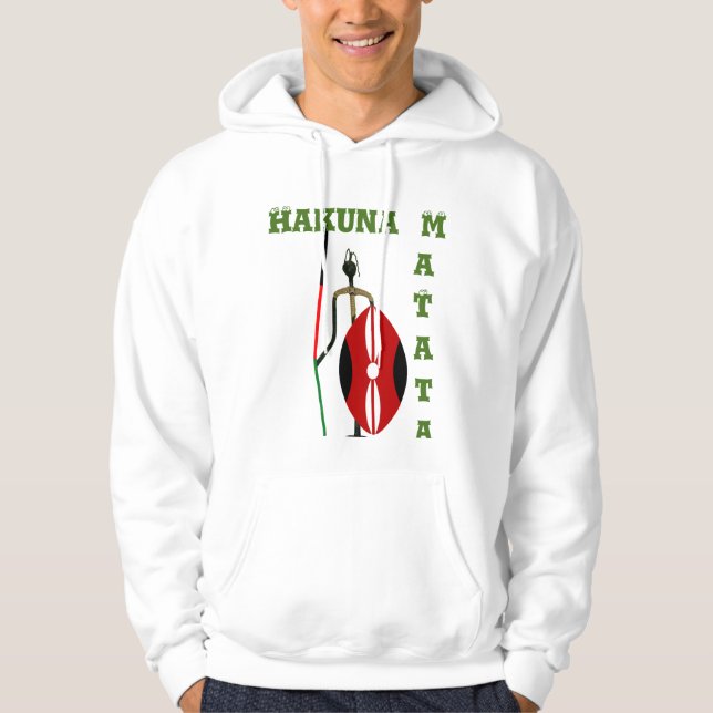Sudadera Hakuna Matata Último viaje seguro básico (Anverso)