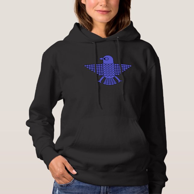 Sudadera Halcón azul estilizado (Anverso)