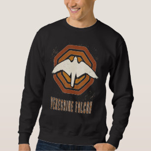 Sudadera Halcón Peregrino Vintage Retro Clásico Amor Animal