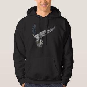 Sudadera Halcón Peregrino Volador de Aves
