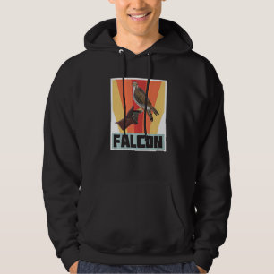 Sudadera Halcon Retro Vintage Cetrería con Halcón y Águila