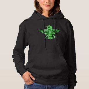 Sudadera Halcón verde estilizado
