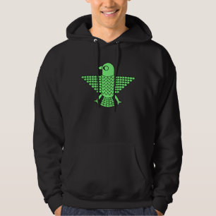 Sudadera Halcón verde estilizado