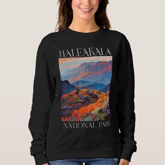 Sudadera Haleakala National Park Maui Hawaii Nature Hiking  (Anverso)