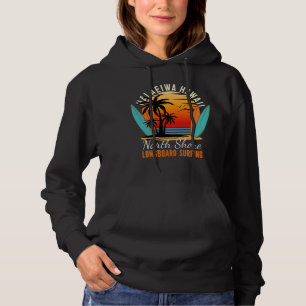 Sudadera Haleiwa Hawaii North Shore Longboard Surfing