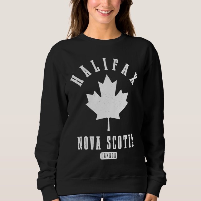 Sudadera Halifax Nova Scotia Canada Vintage Pride Canadian  (Anverso)