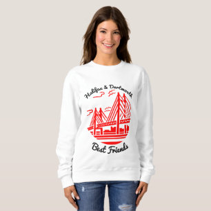 Sudadera Halifax y Dartmouth Nueva Escocia Mejores Amigos