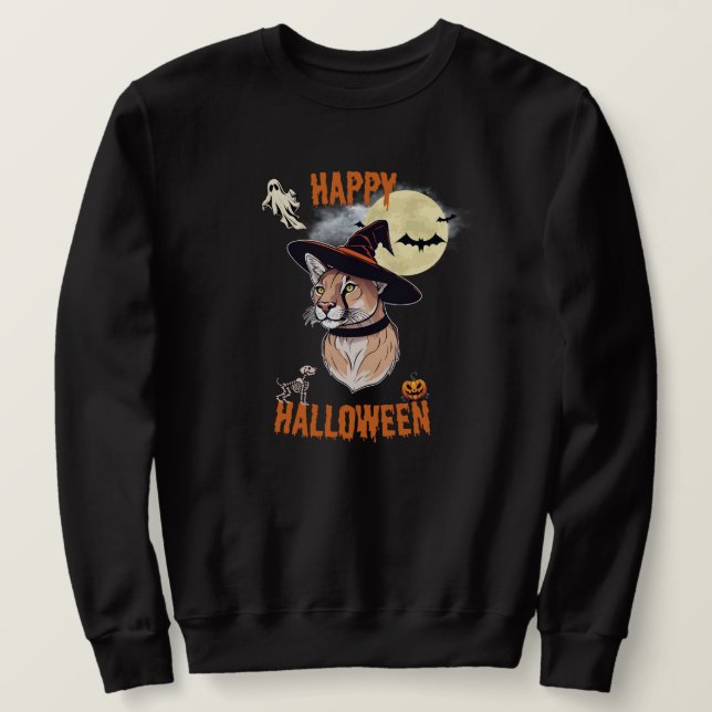 Sudadera halloween animals (Anverso del diseño)