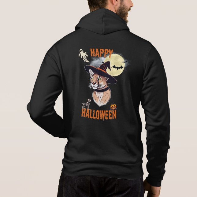 Sudadera halloween animals (Reverso)