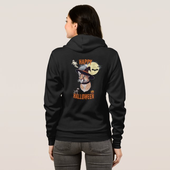 Sudadera halloween animals (Reverso completo)