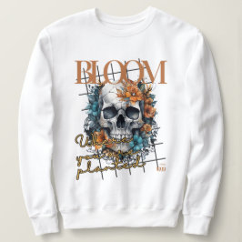 Sudadera Halloween Bloom Skull