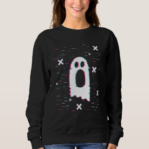 Sudadera Halloween Boo Ghost Glitch