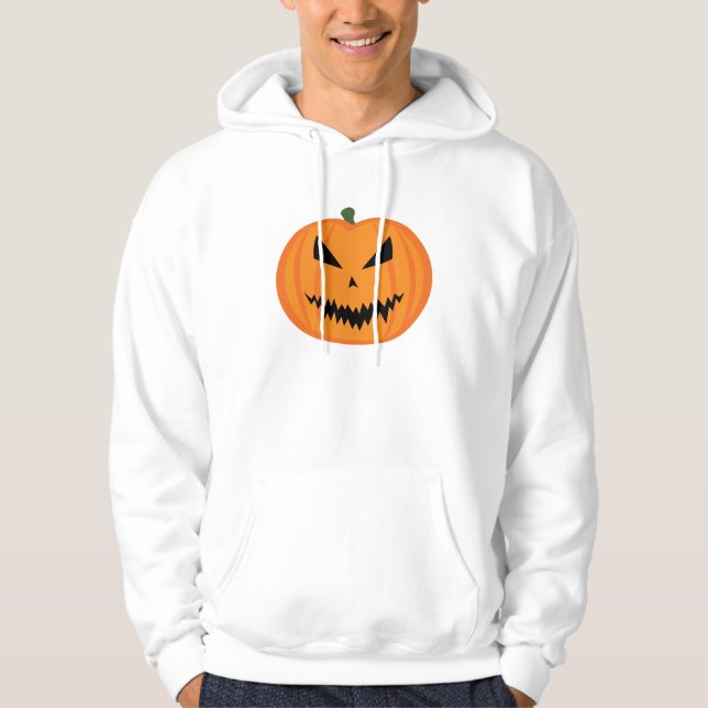 Sudadera Halloween calabaza de Jack O'Lantern maldad (Anverso)